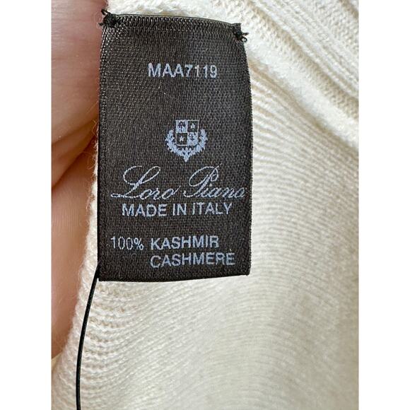 Loro Piana Women's Cashmere Button Down Patch‎ Pocket Preppy Sweater Vest - Picture 8 of 10